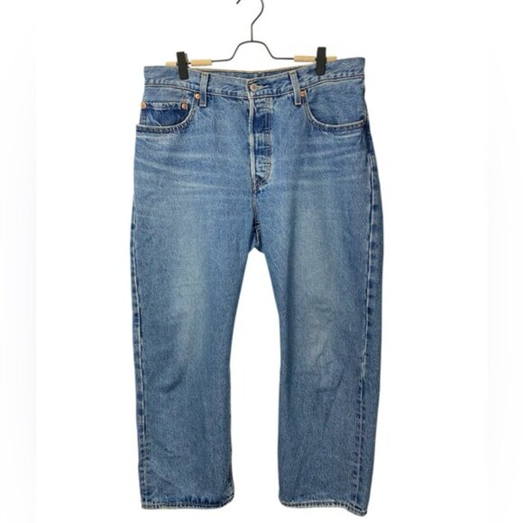 Levi’s 501 ‘90s Button-Fly Jeans Blue 100% Cotton — Size W31 L27 - Picture 2 of 11